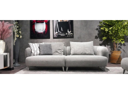 Designer living room set 2-piece. Three-seater sofa armchair 3+1 couches sofas